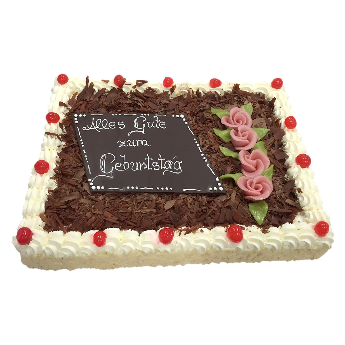 Torte rechteckig mit Dekor