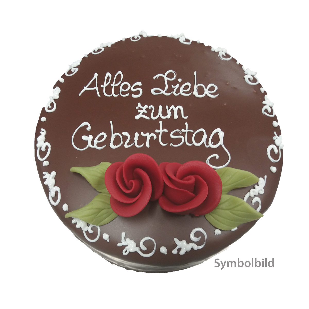 Torte mit Dekor - 1 Tag vorher